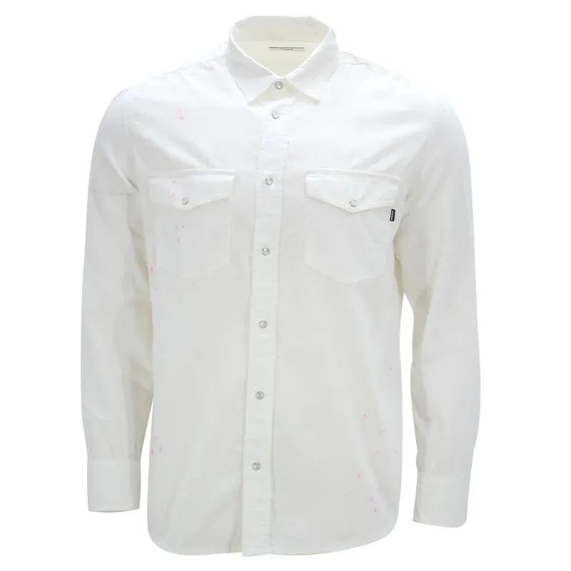 diesel d rooke 00s1te mens shirts long sleeve regular fit3