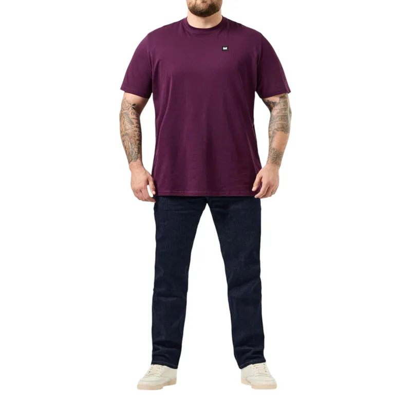 weekend offender cannon beach plus mens t shirt crew neck acai berry3