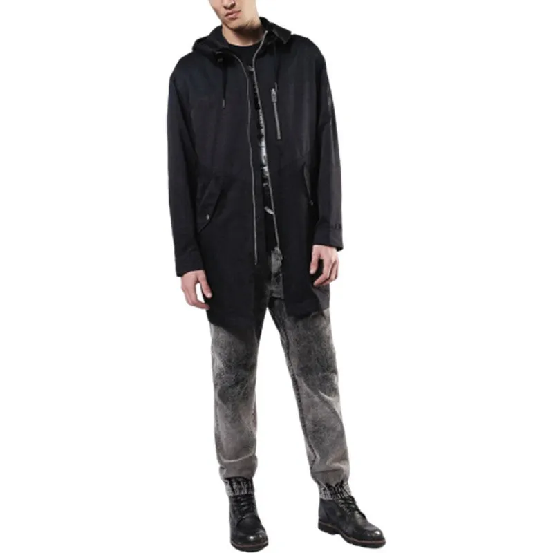 diesel j eller 900 mens parka jacket casual winter black coat3