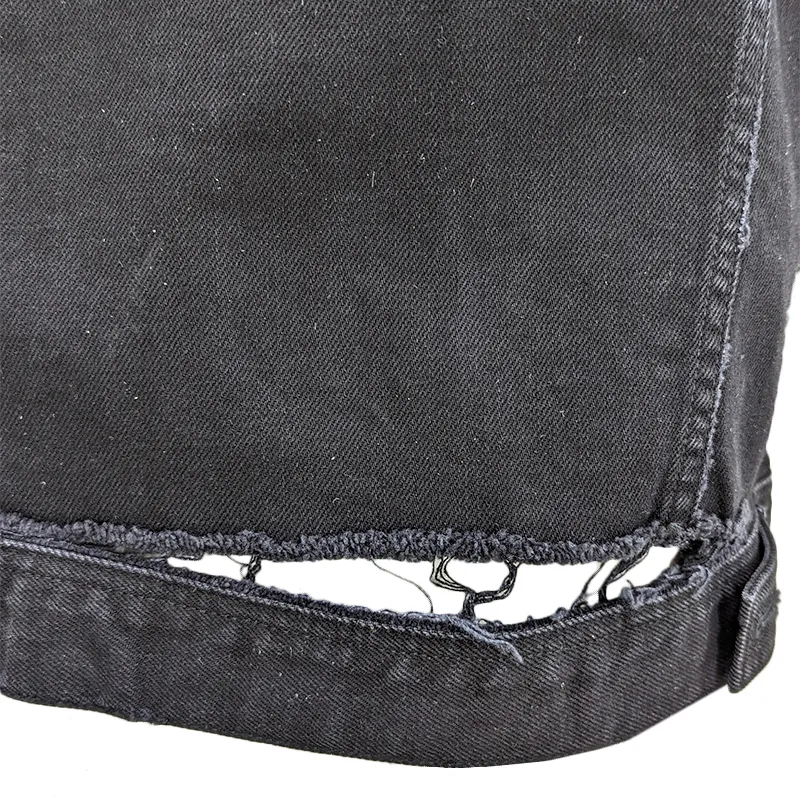 diesel mens denim vest ripped sleeveless gilet black3
