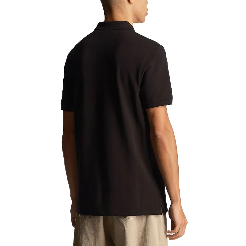 lyle & scott mens polo shirt summer sport golf tee black3