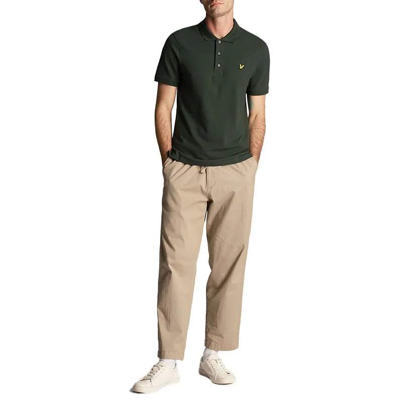 lyle & scott mens polo shirt summer sport golf tee dark green3