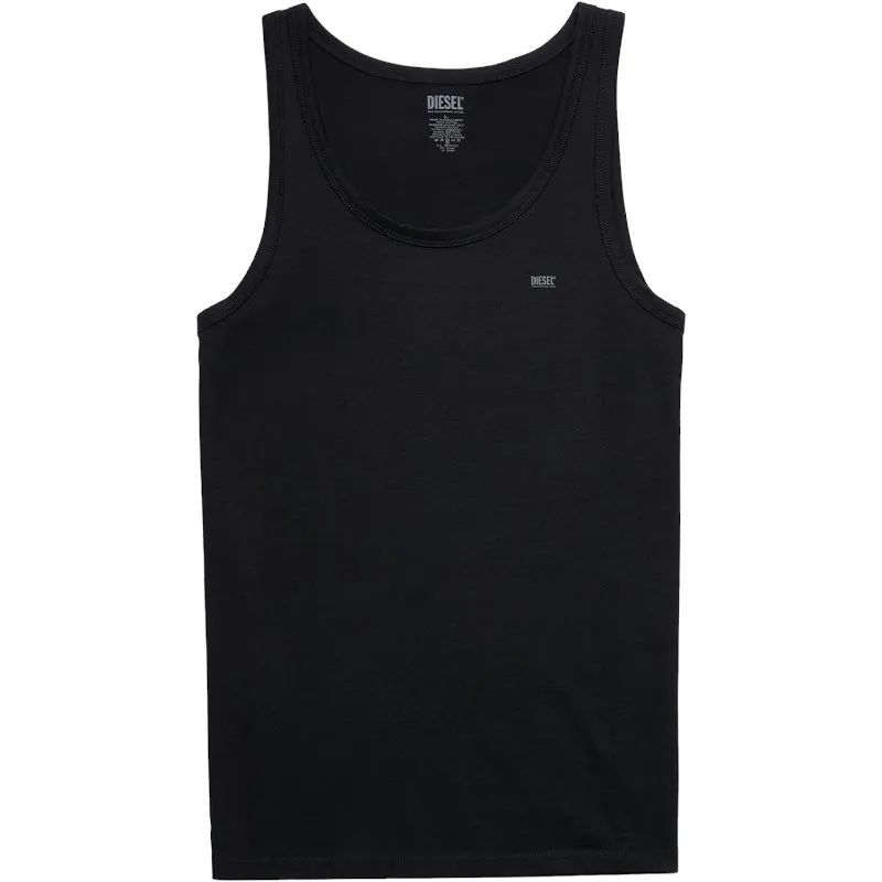 diesel umtk e4084 mens tank tops 2x pack black grey3