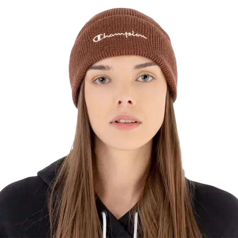 champion mens beanie hat thick winter warm ribbed caps brown4