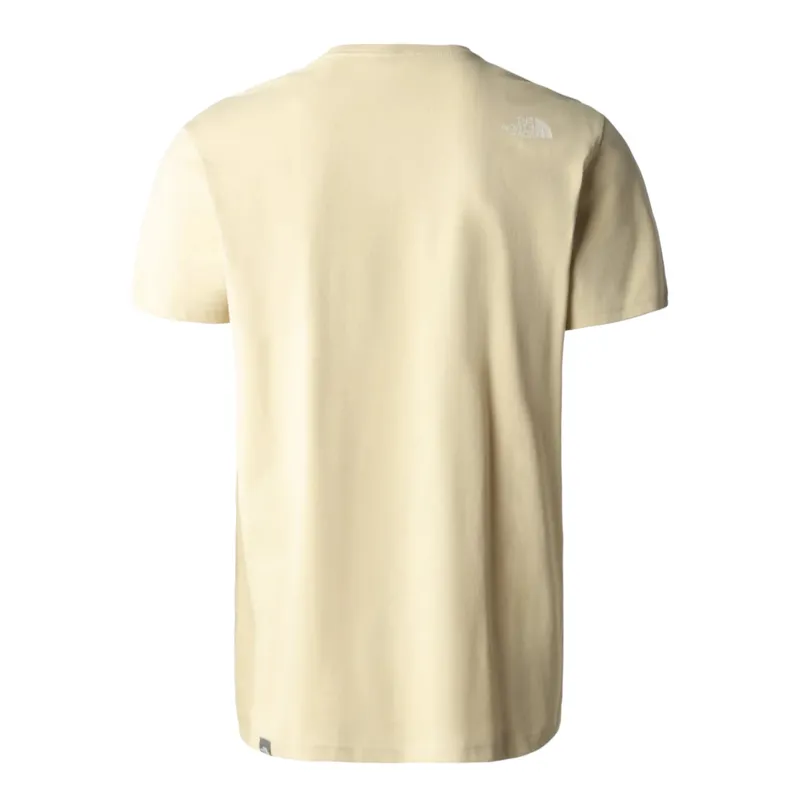 the north face mens t shirts woodcut dome soft cotton tee beige4
