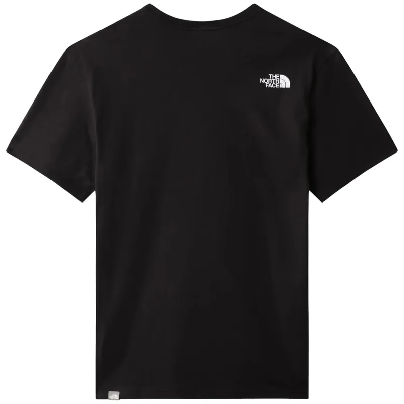 the north face mens t shirts ss mountain line tee black4
