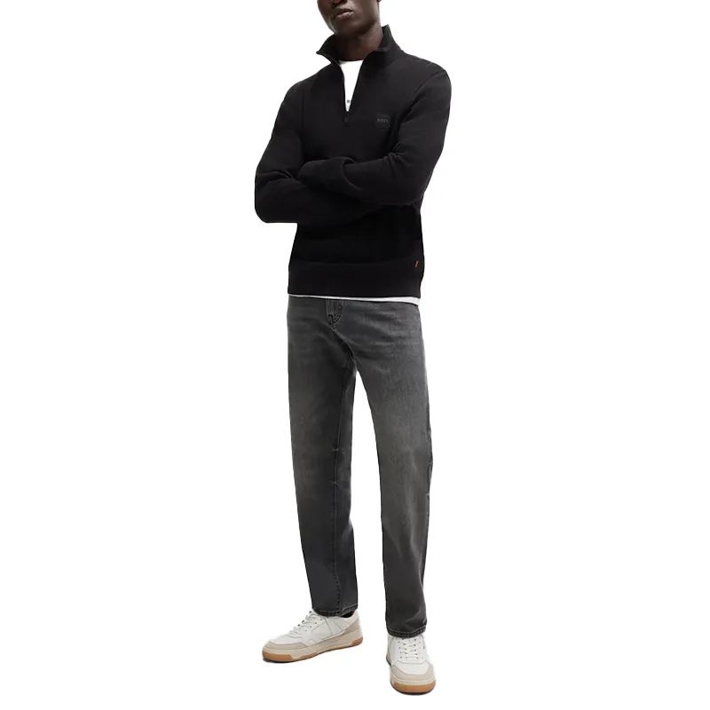 hugo boss mens denim jeans regular straight fit grey4