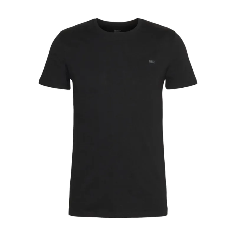diesel umtee mens t shirts 2 pack basic undershirt black4