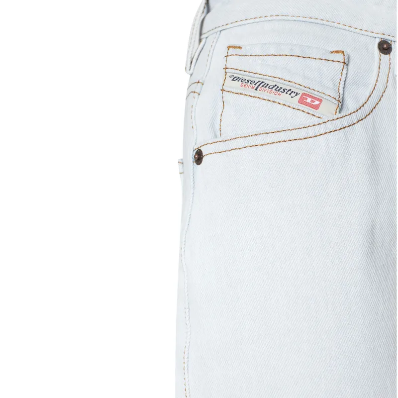 diesel 1999 0079z womens denim jeans loose fit blue pants4
