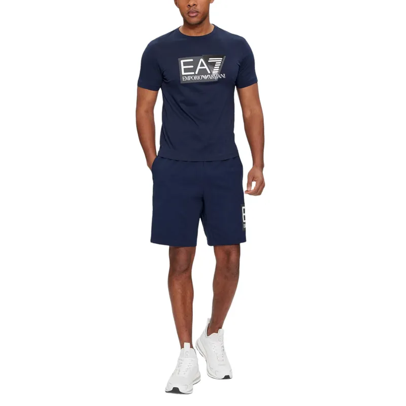 armani ea7 3dpt81 mens t shirt casual cotton top navy4