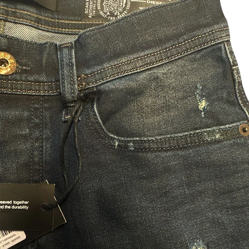 diesel tepphar 084ld mens denim jeans slim fit casual pants4