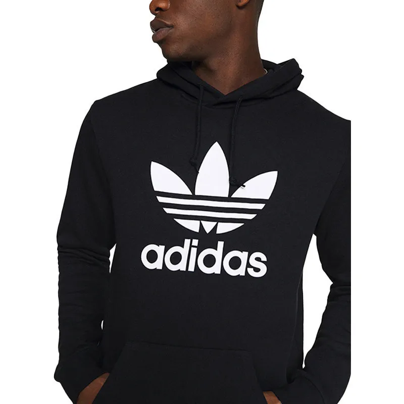 adidas trefoil mens hoodies jumpers casual logo top printed hooded4