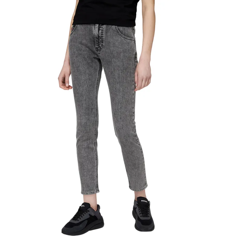 diesel d krailey womens denim jogg jeans sweat slim fit grey4