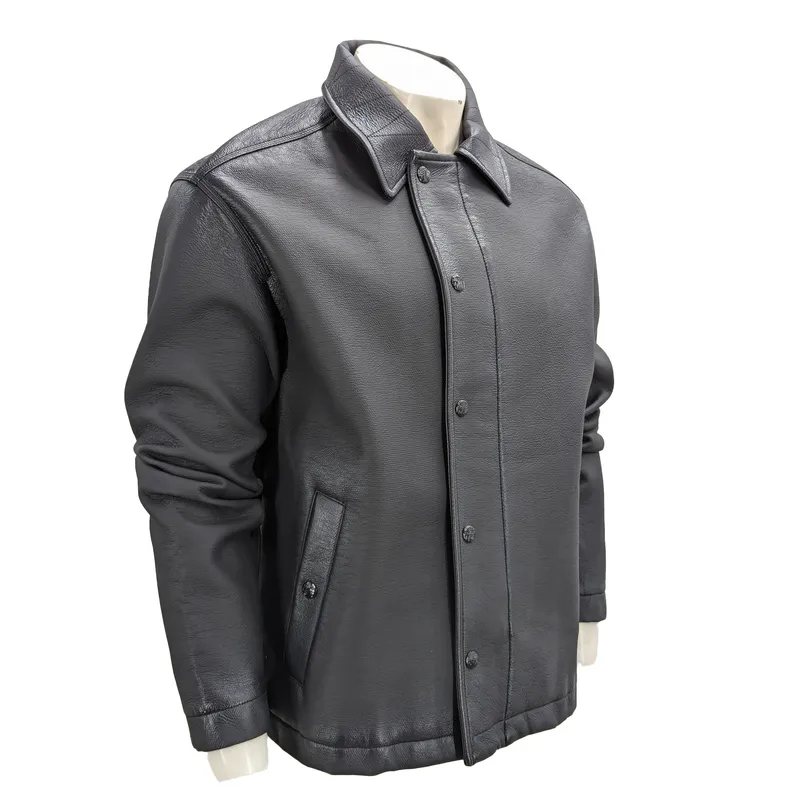 diesel j-dinos mens biker jacket collared regular fit black4