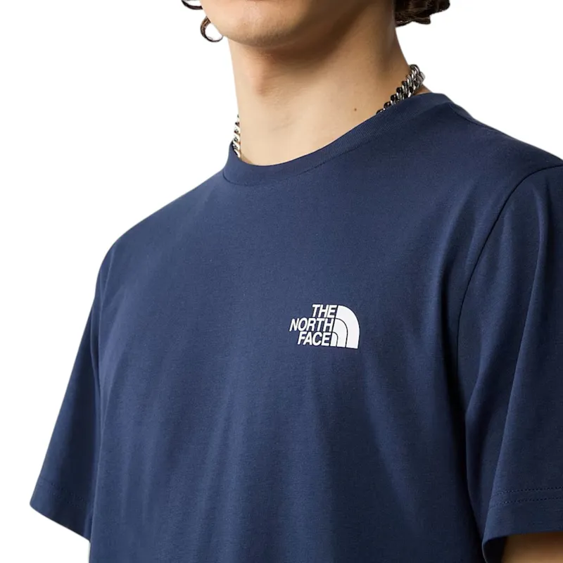 the north face t-shirt mens t shirt navy4