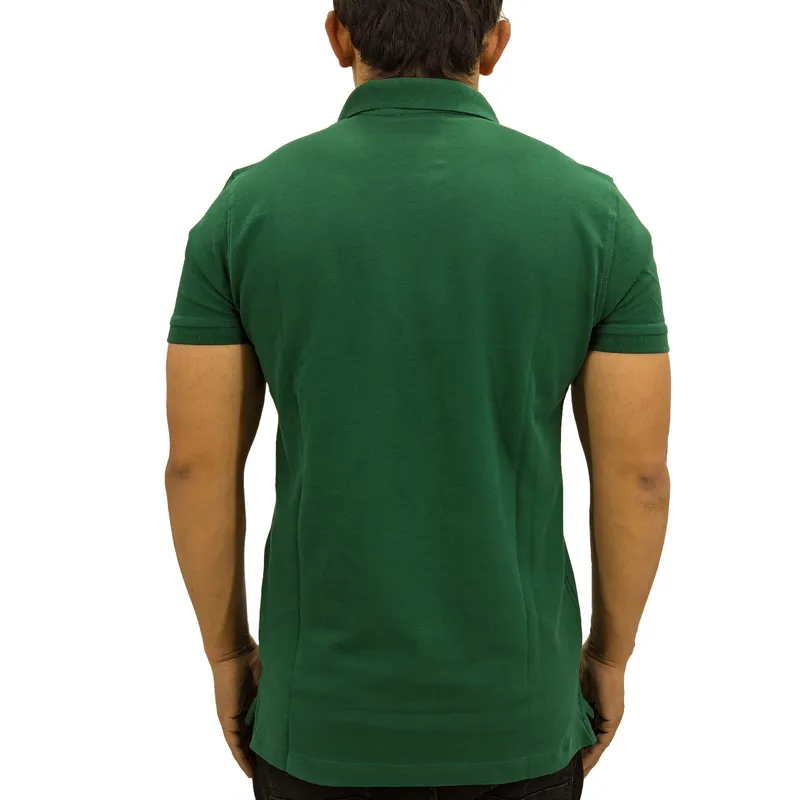 diesel t-smith-zip out rbawh mens polo shirts short sleeve green4
