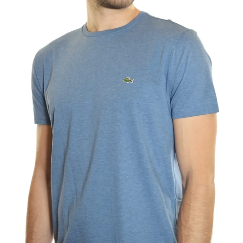 lacoste th6709 mens t shirts marl blue4
