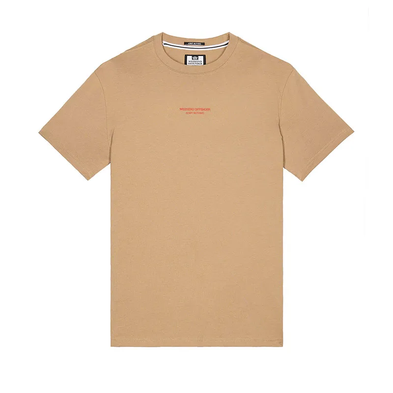 weekend offender mens t shirts beige and orange4