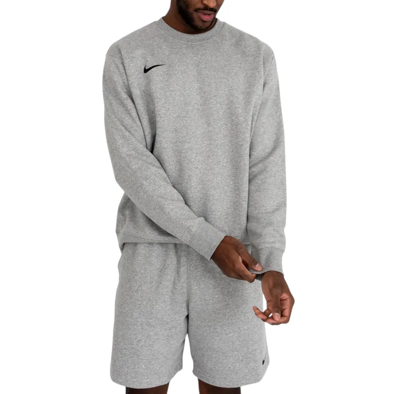 nike cw6902 swoosh park 20 mens fleece sweatshirt crew neck grey4