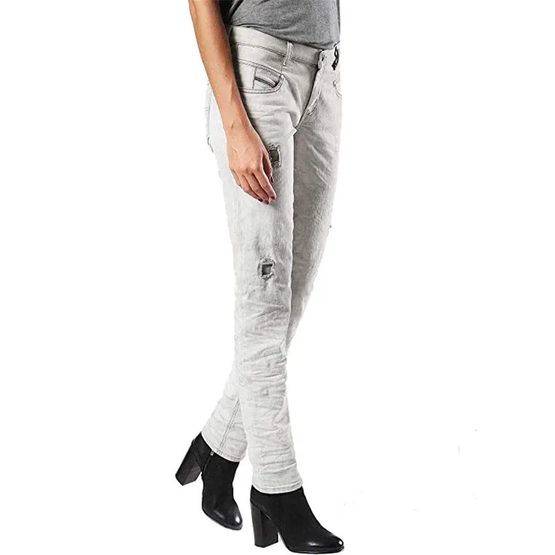 diesel belthy 0676m womens denim jeans straight telegrey4