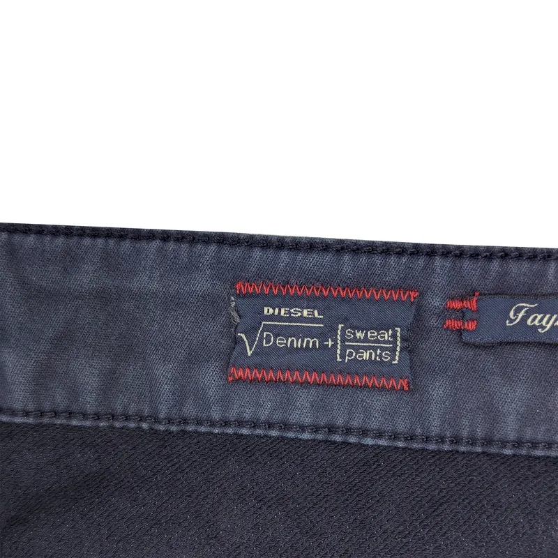 diesel fayza ne 0666a womens denim jeans stretchy sweat jogg pants4