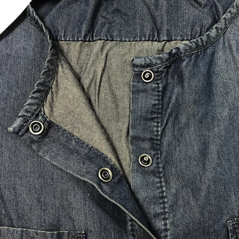 ladies denim dungarees summer sleeveless womens jumpsuit4