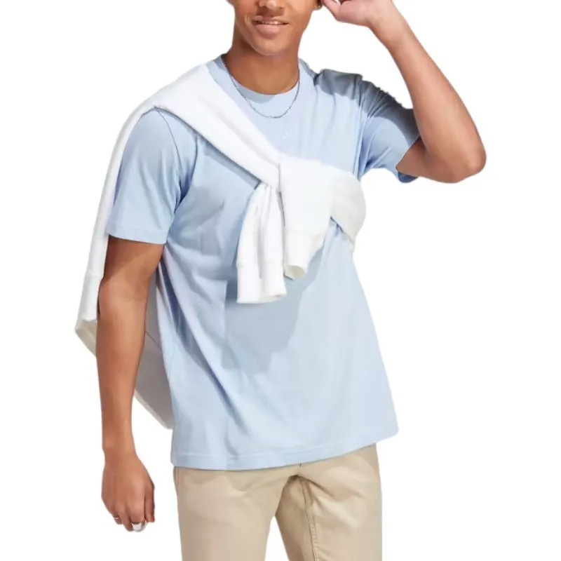 adidas ic9793 mens crew neck t shirt all season tee sky blue4