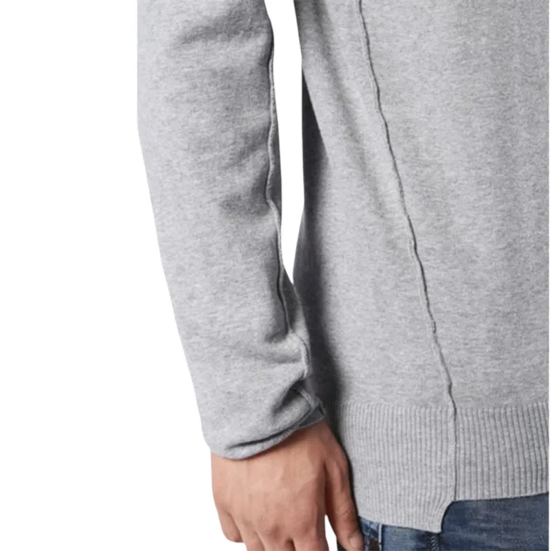 diesel k celeber  00srfb-0sami mens sweatshirt regular fit grey 4