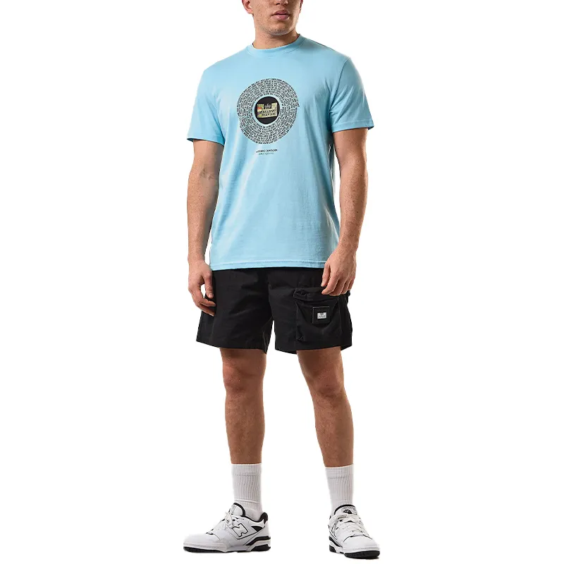 weekend offender mens t shirt resurrection tee aqua blue4