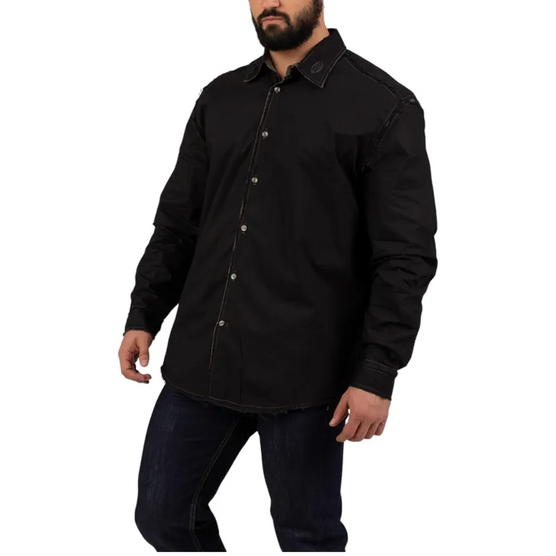 diesel s-weezer mens shirts long sleeve button up top4