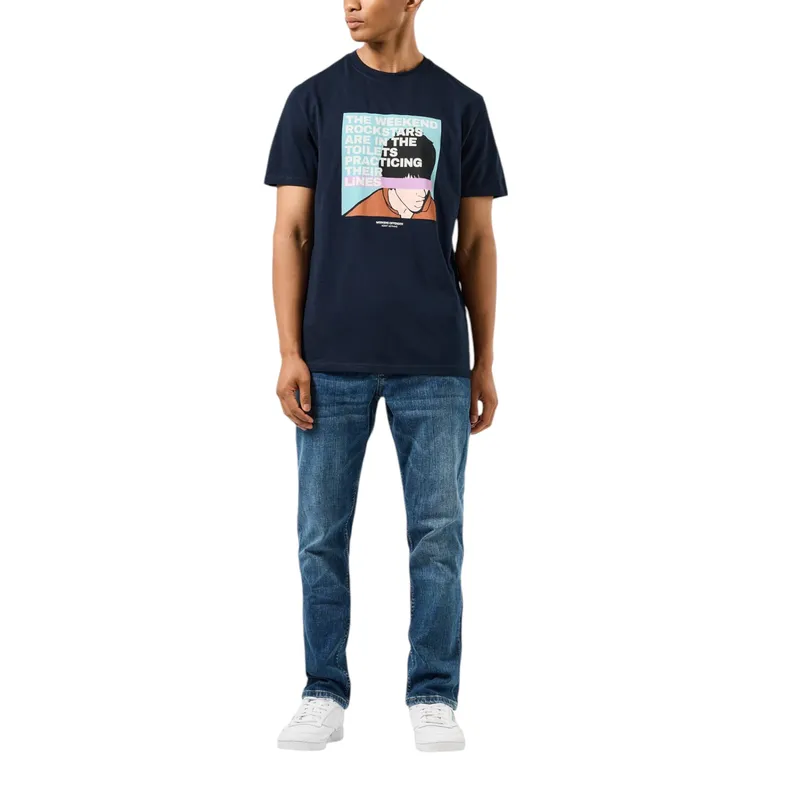 weekend offender san francisco mens t shirts crew neck navy4