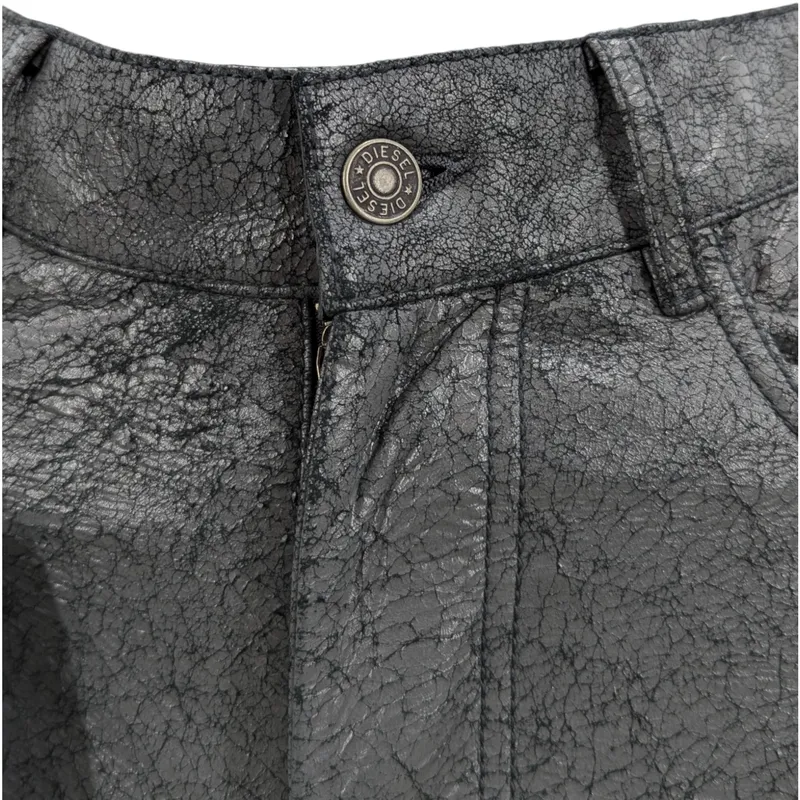 diesel p marden 0cfak means leather jeans genuine denim4