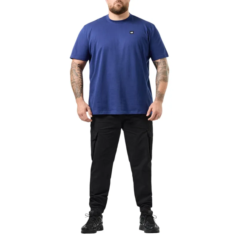 weekend offender cannon beach plus mens t shirt crew neck bright navy4