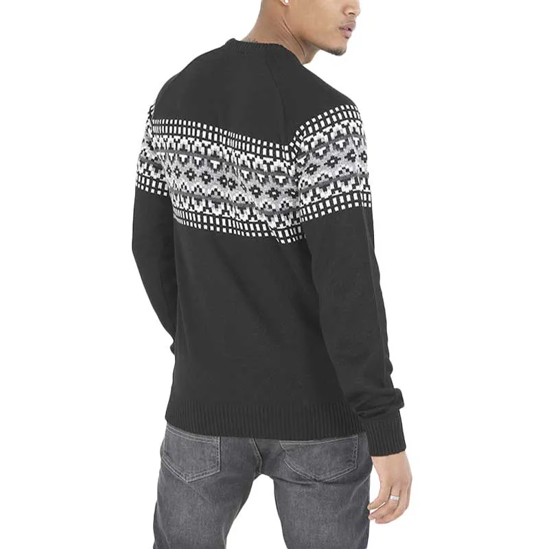 brave soul mens jumper pullover christmas sweaters jet black4