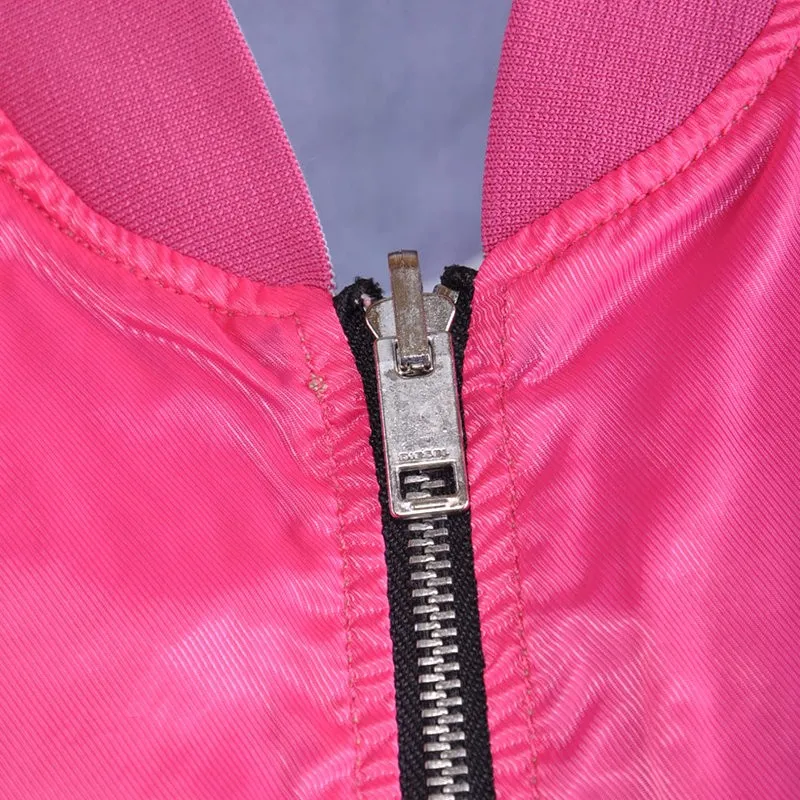 Diesel pink 2025 bomber jacket