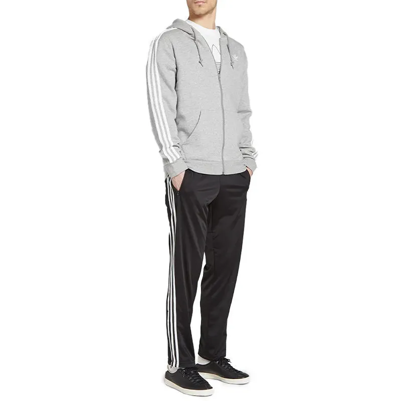 adidas originals 3 stripes mens tracksuit full zip grey4