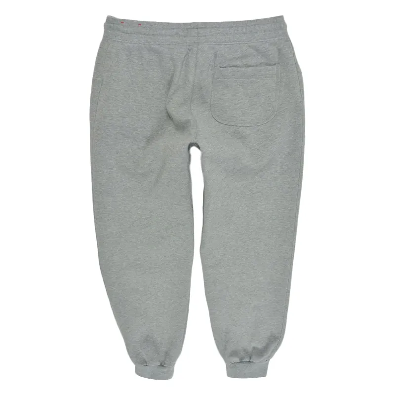 nike mens joggers cuffed fleece bottoms grey4