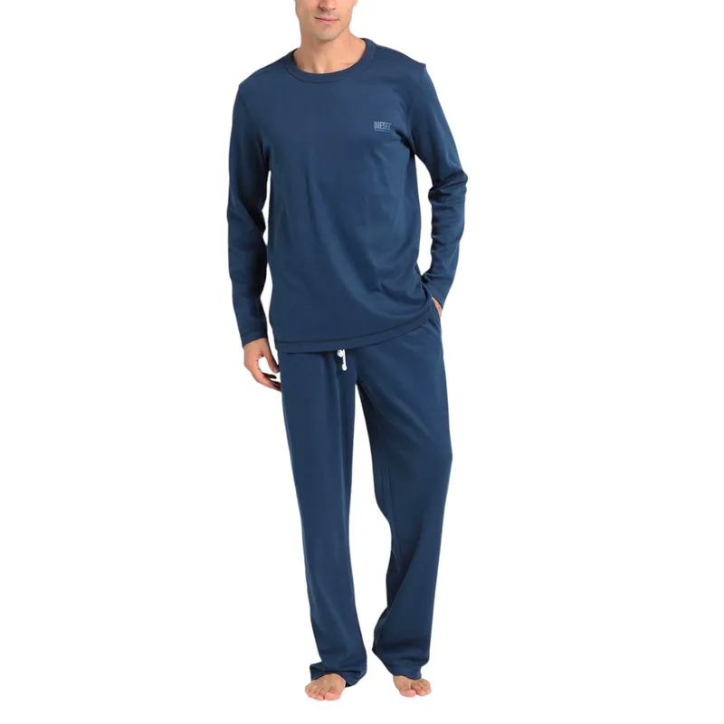 diesel mens pyjamas set long sleeve cotton sleepwear4