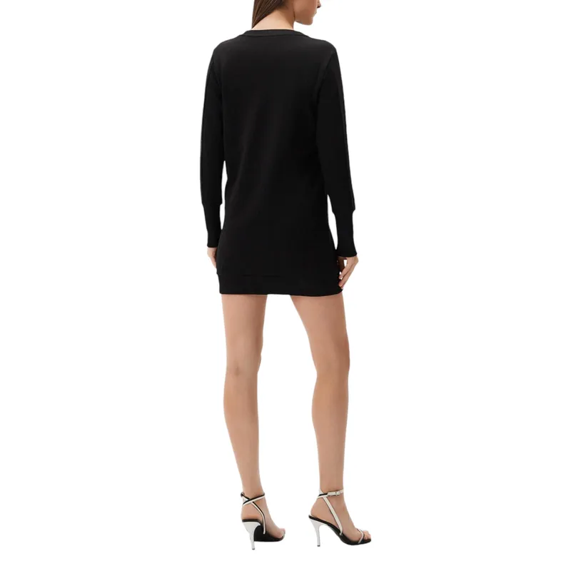 diesel d-yvonne womens sweatshirts long sleeve sweat dress5