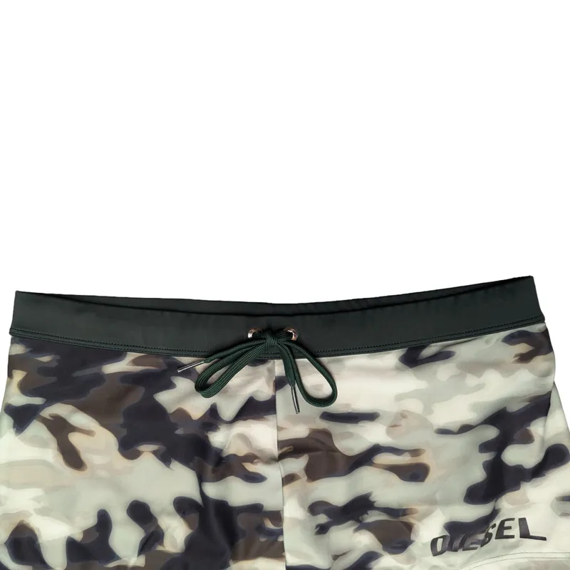 diesel bmbx-brad mens swim brief shorts camouflage summer beach5