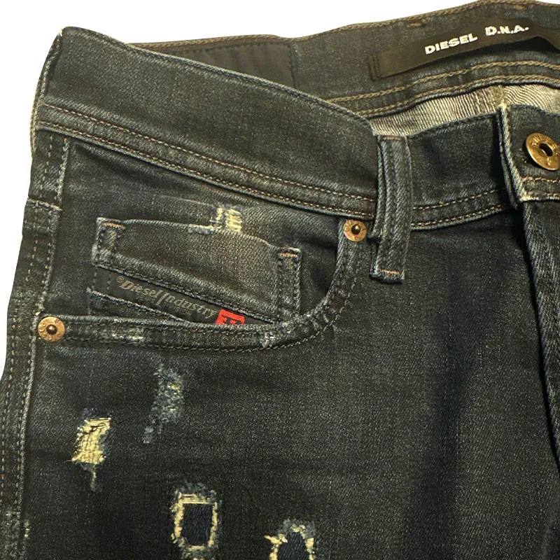diesel tepphar 084ld mens denim jeans slim fit casual pants5