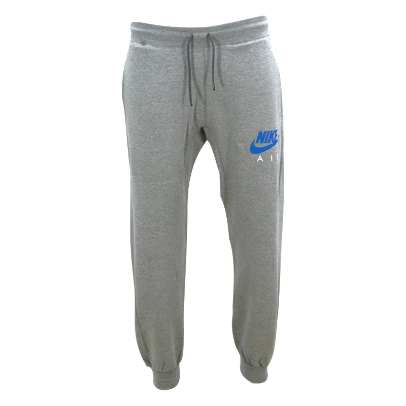 Nike Mens Joggers Relaxed Cuffed Sweatpants Fleece Bottoms Grey Top Brand Outlet UK