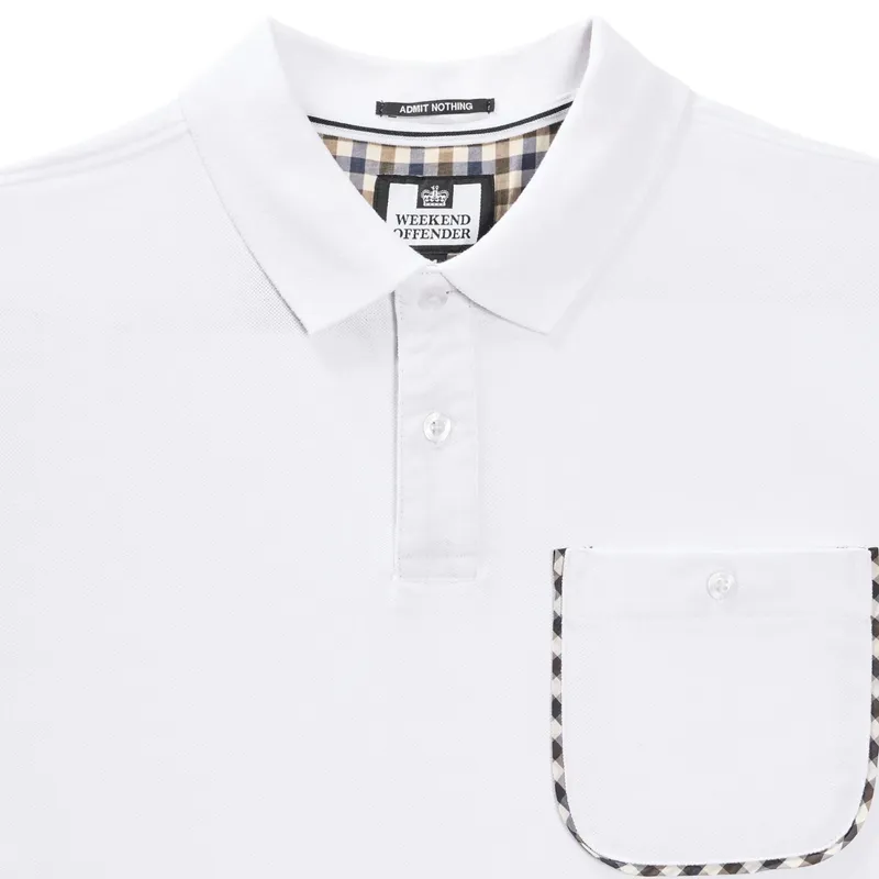 weekend offender spence mens polo shirts white5