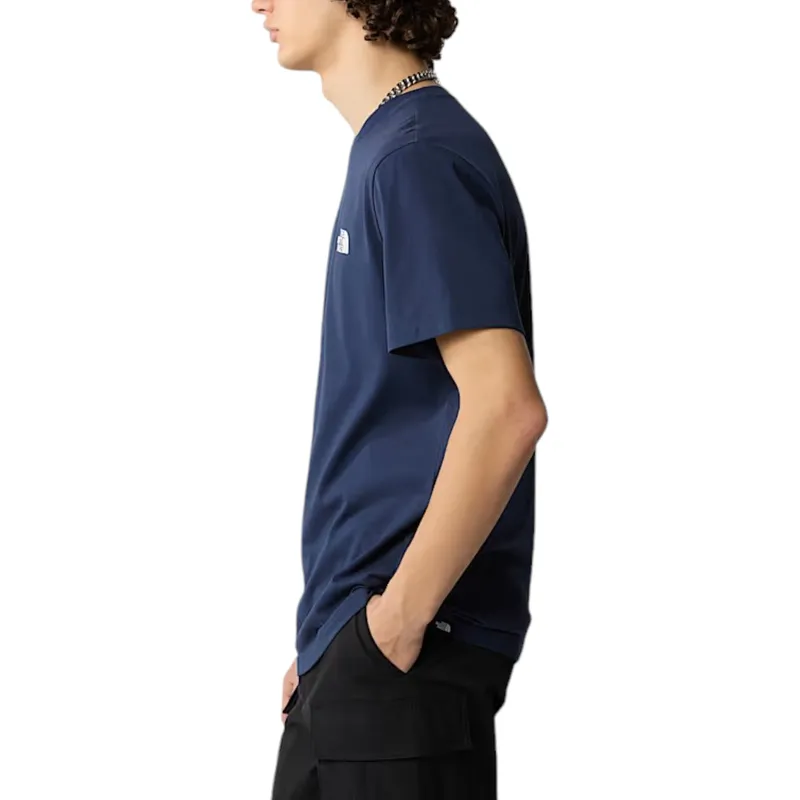 the north face t-shirt mens t shirt navy5