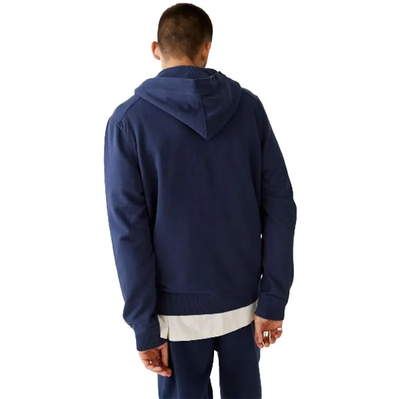 true religion mens zip hoodie casual hooded cotton top navy5