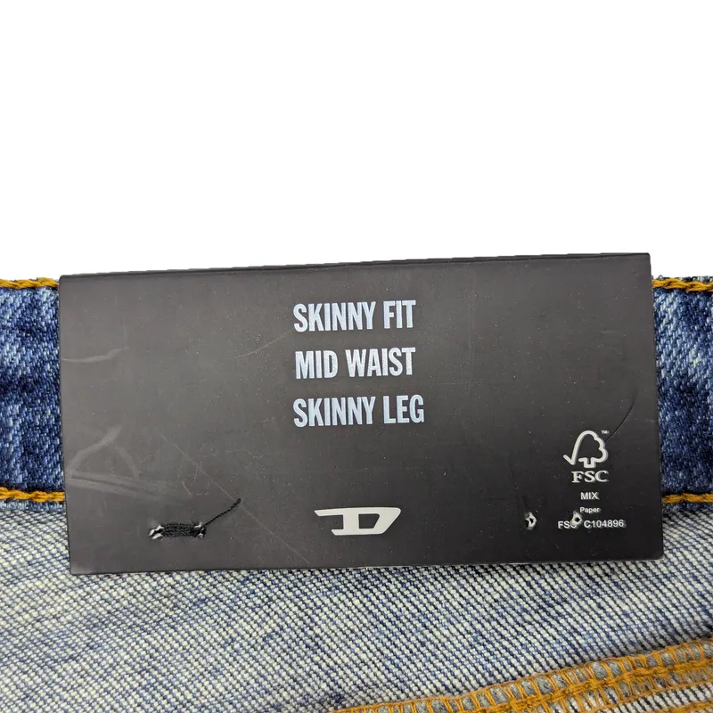 diesel 2015 babhila r9e88 womens denim jeans skinny leg blue5