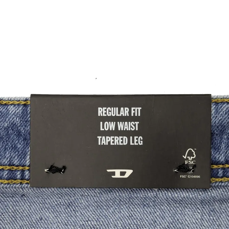 diesel buster r9a19 mens denim jeans low waist tapered leg5