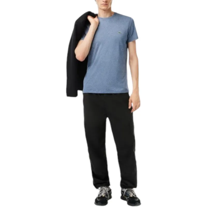 lacoste th6709 mens t shirts marl blue5