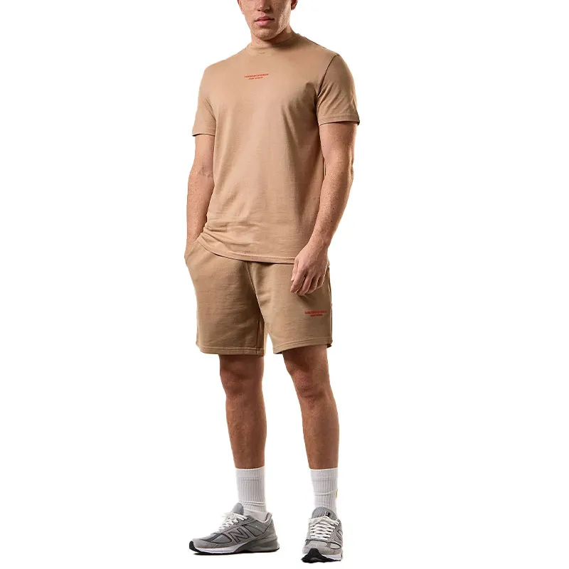 weekend offender mens t shirts beige and orange5
