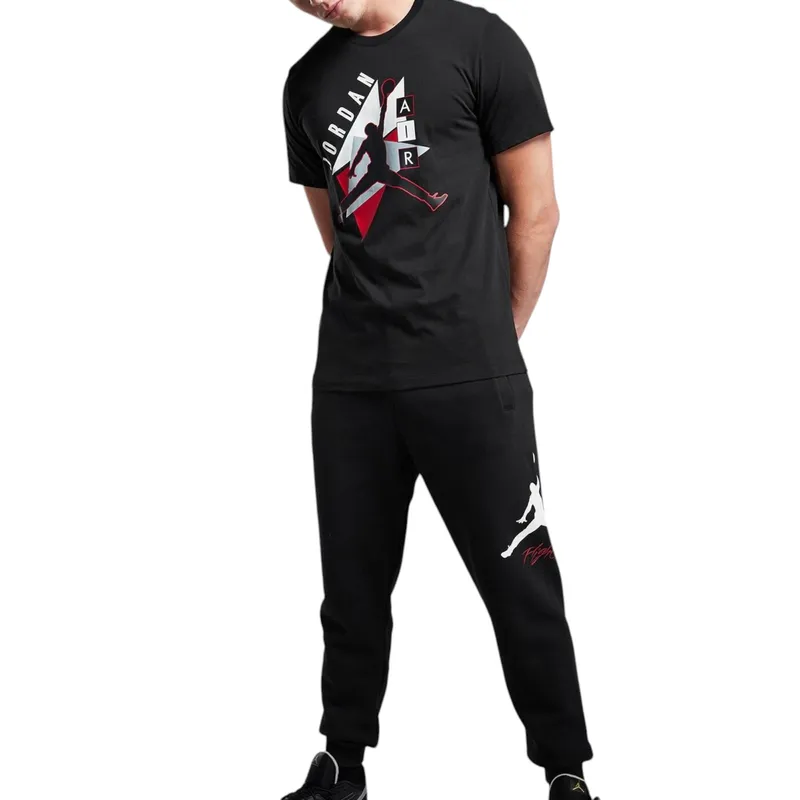 nike fd7301 air jordan graphic mens crew neck t shirts black5
